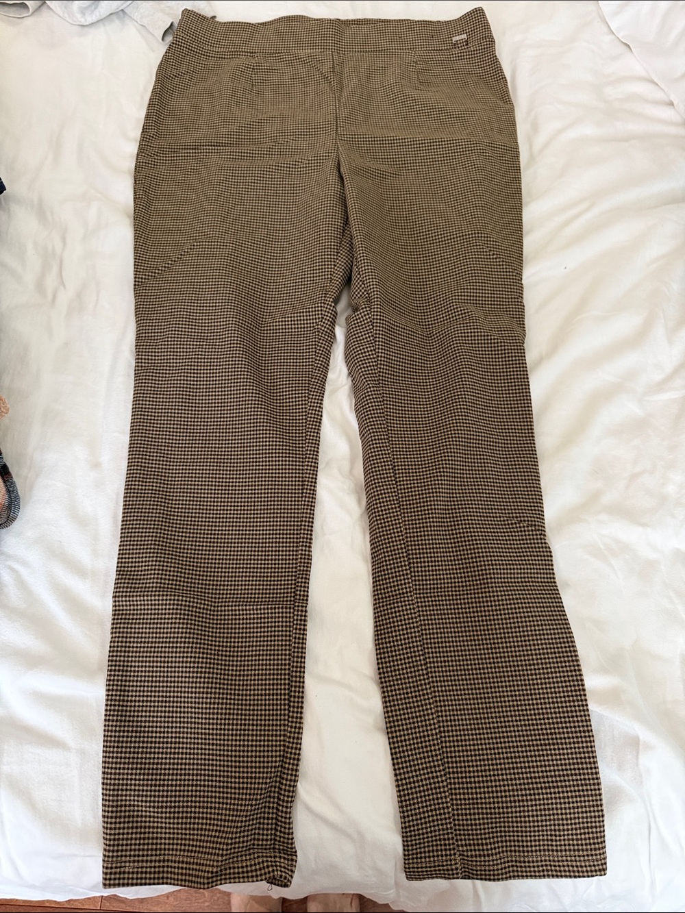 DKNY Houndstooth pants Brown & Black